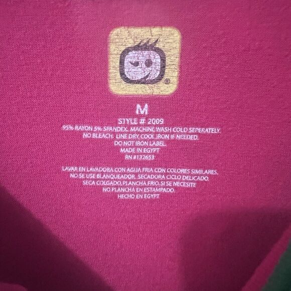 Lot of 2 Wonder Wink Under Scrub Shirts Women's M Long Sleeve Pink Green - Picture 10 of 11